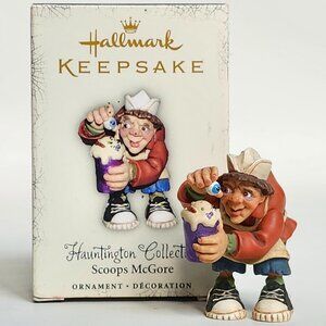 Hallmark Keepsake Ornament Scoops McGore Hauntington Collection 2005